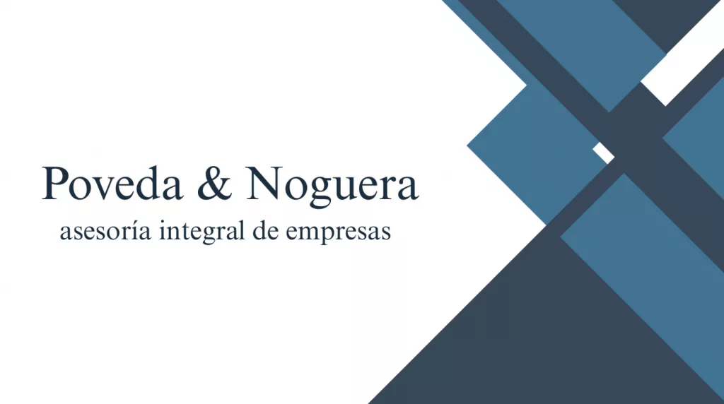Tarjeta Poveda & Noguera